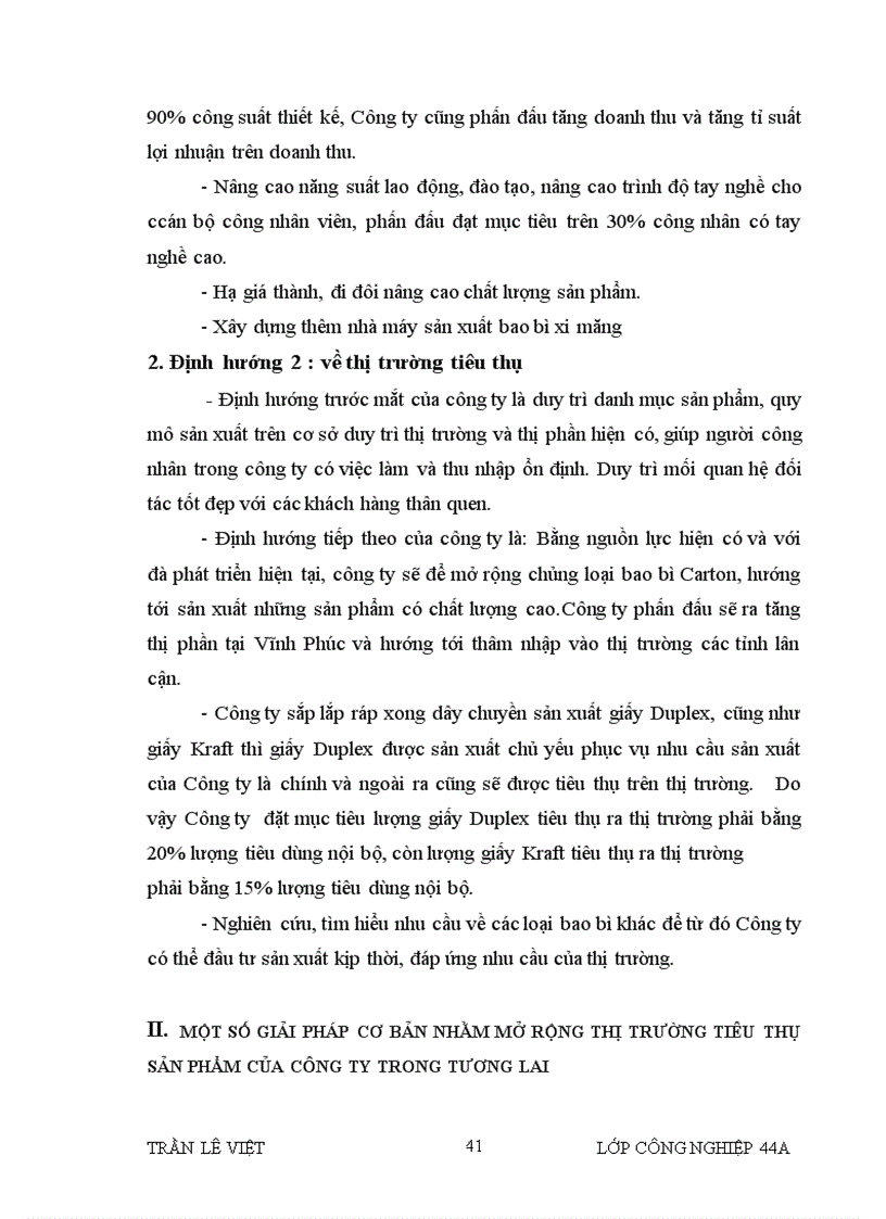 image for page Một số Giải pháp cơ bản nhằm mở rộng thị trường tiêu thụ sản phẩm ở Công ty TNHH bao bì Bình Xuyên