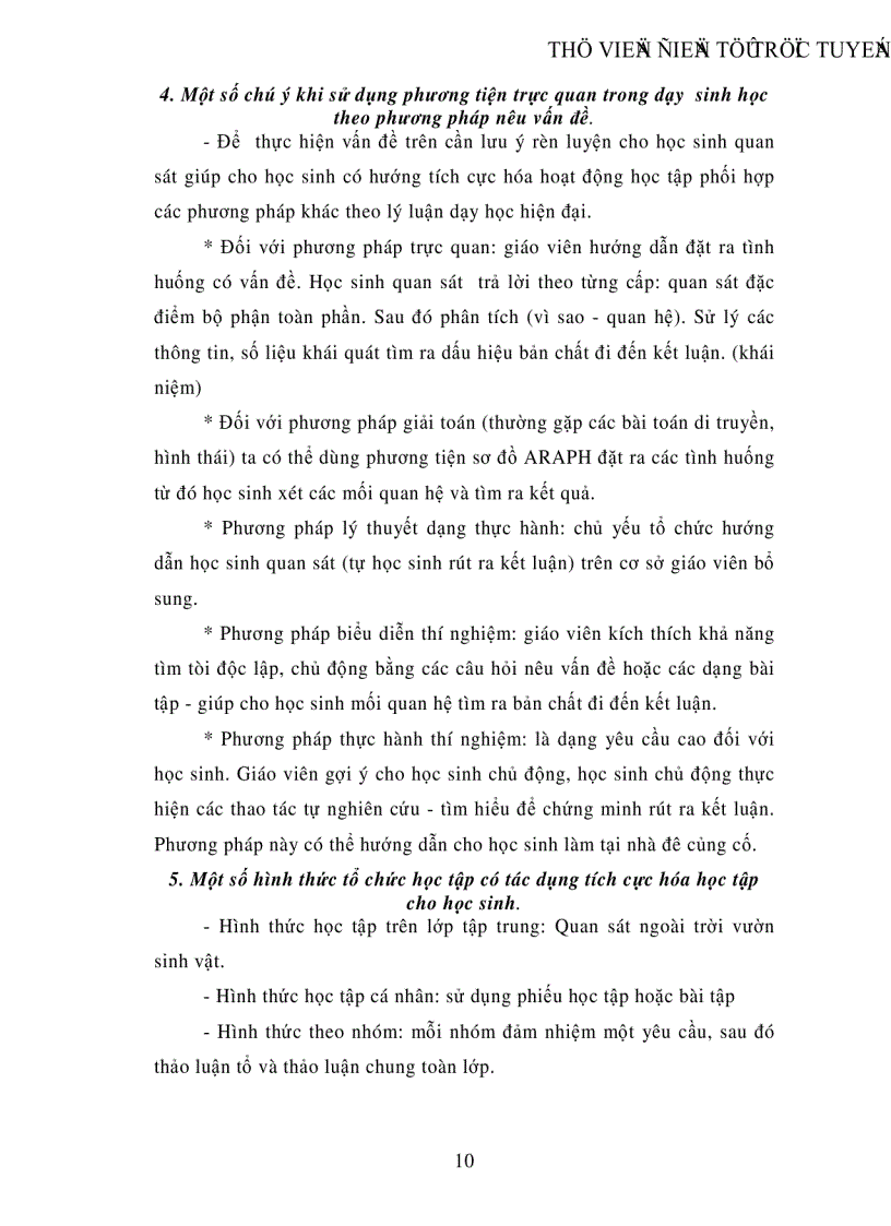 image for page Sử dụng phương tiện trực quan trong việc đổi mới phương pháp dạy học môn sinh học trường THCS Trường THCS Song Hồ huyện Thuận Thành Bắc Ninh