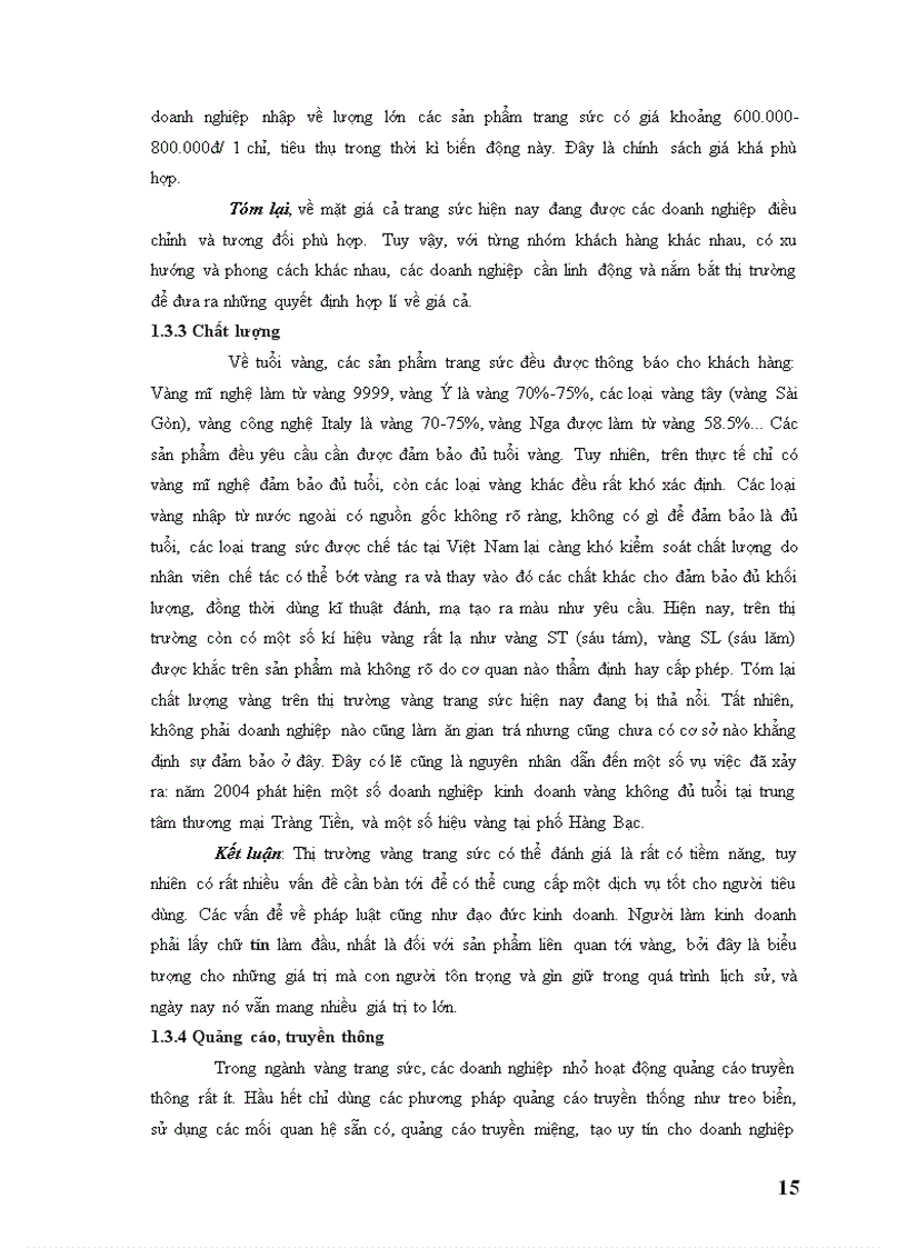 image for page Thị trường vàng trang sức tại Hà Nội và xu hướng phát triển