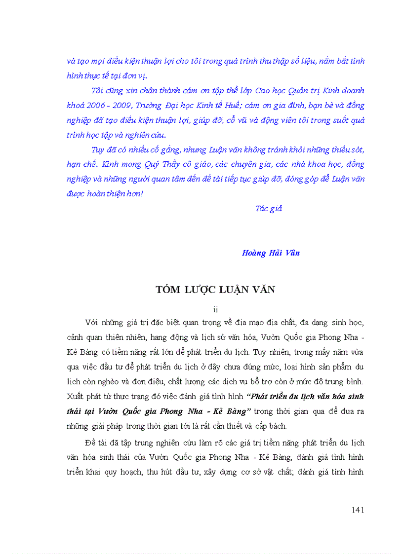 image for page Phát triển Du lịch Văn hóa Sinh thái tại Vườn Quốc gia Phong Nha Kẻ Bàng