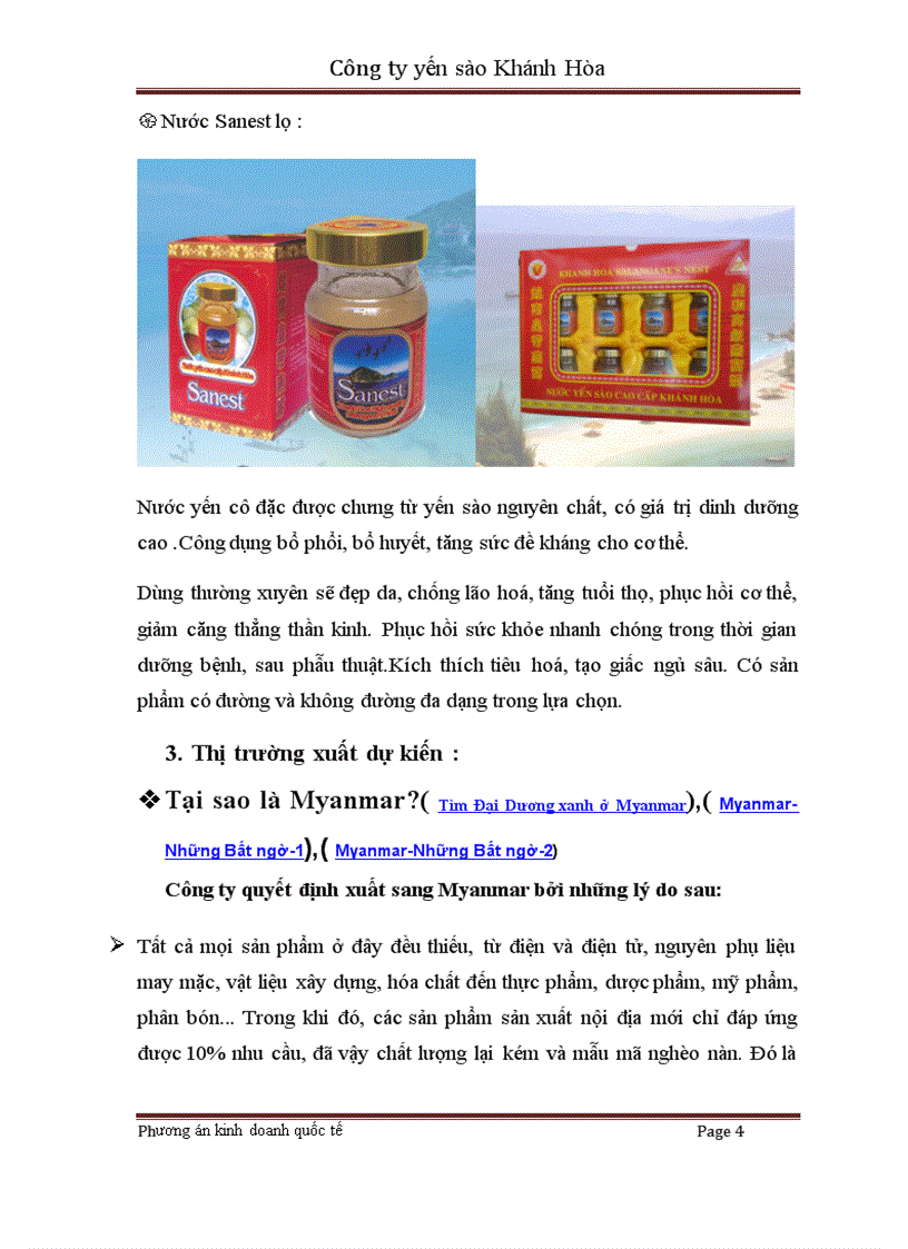 image for page Chiến lược Marketing mix của công ty Công ty yến sào Khánh Hòa