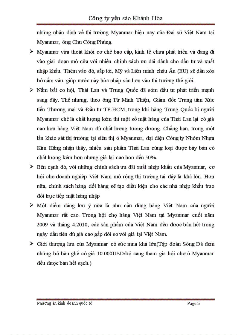image for page Chiến lược Marketing mix của công ty Công ty yến sào Khánh Hòa