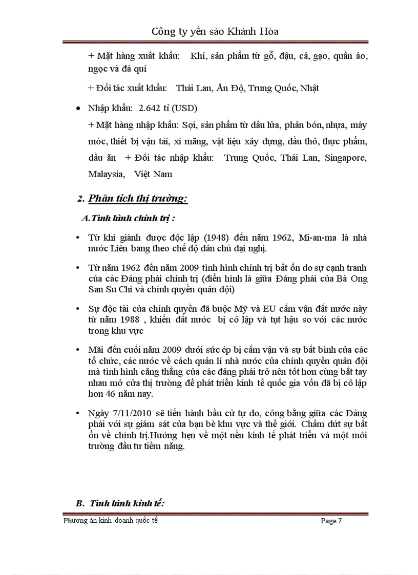 image for page Chiến lược Marketing mix của công ty Công ty yến sào Khánh Hòa