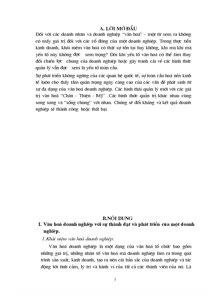 image for page Văn hoá Doanh nghiệp ảnh hưởng đến sự thành đạt và phát triển của Doanh nghiệp