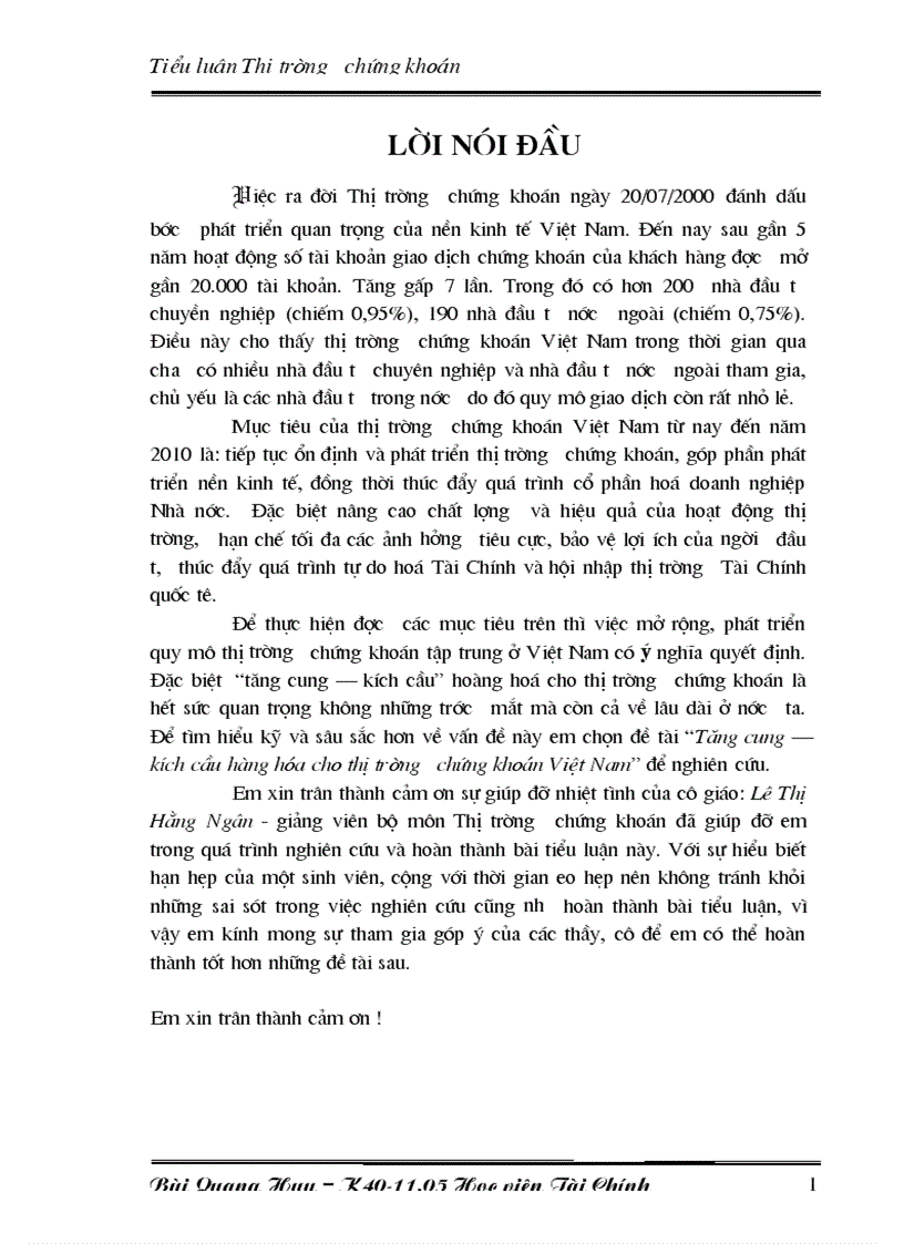 image for page Tăng cung kích cầu hàng hóa cho thị trường chứng khoán Việt Nam
