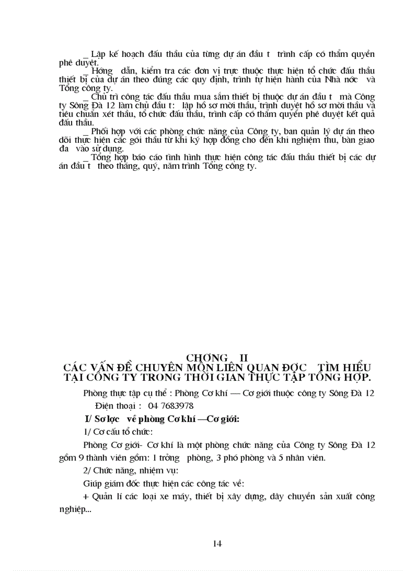 image for page Tại Công ty Sông Đà 12