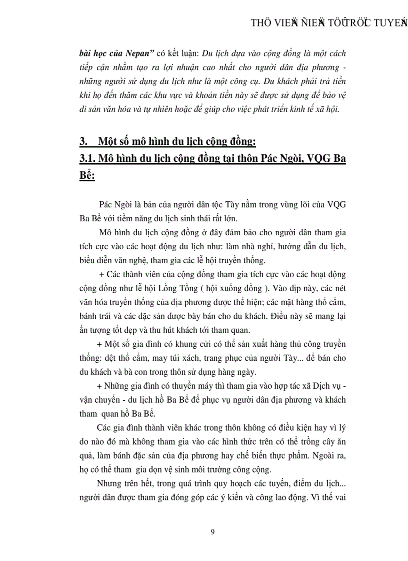 image for page Bước đầu tìm hiểu về mô hình du lịch cộng đồng tại bản Sín Chải Sapa