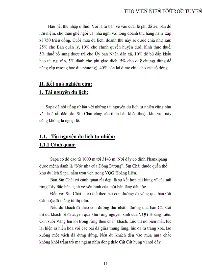 image for page Bước đầu tìm hiểu về mô hình du lịch cộng đồng tại bản Sín Chải Sapa