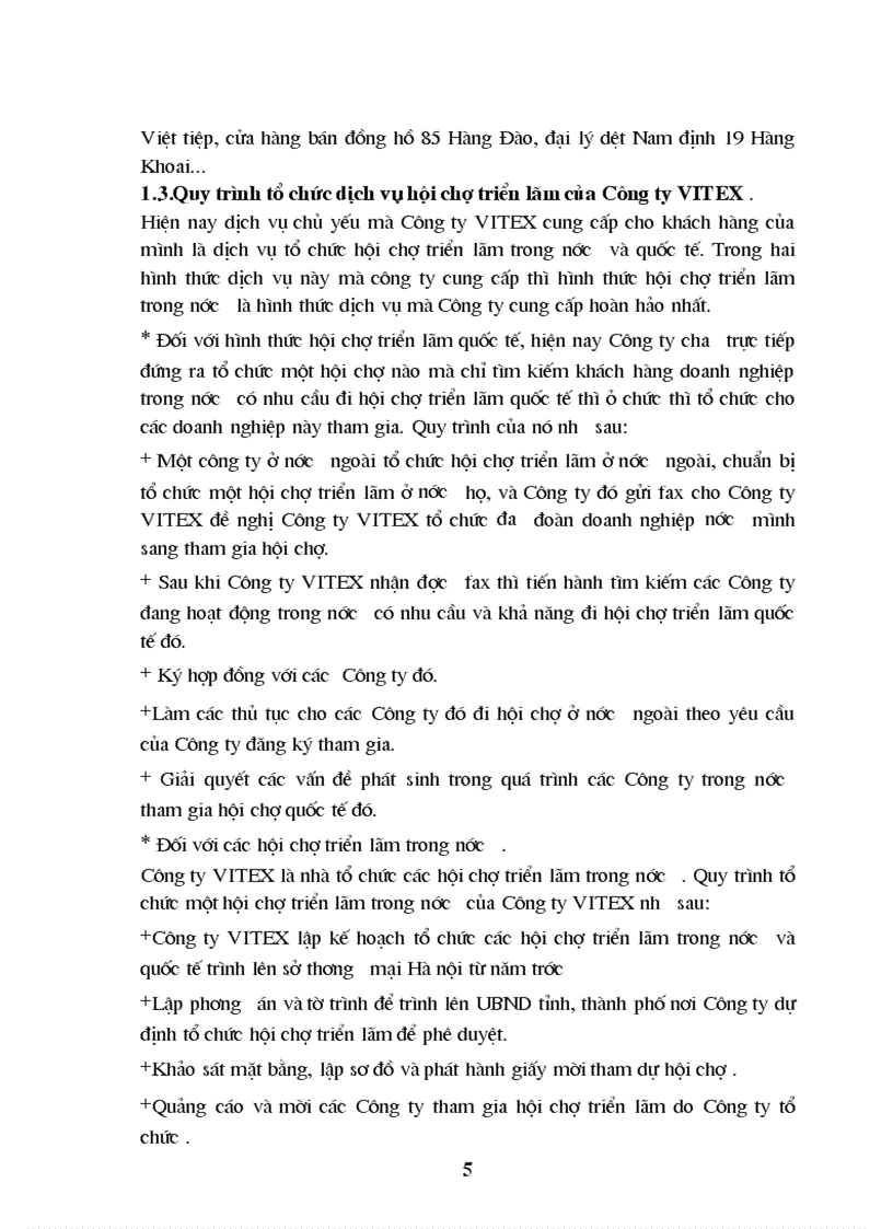 image for page Tại Công ty VITEX