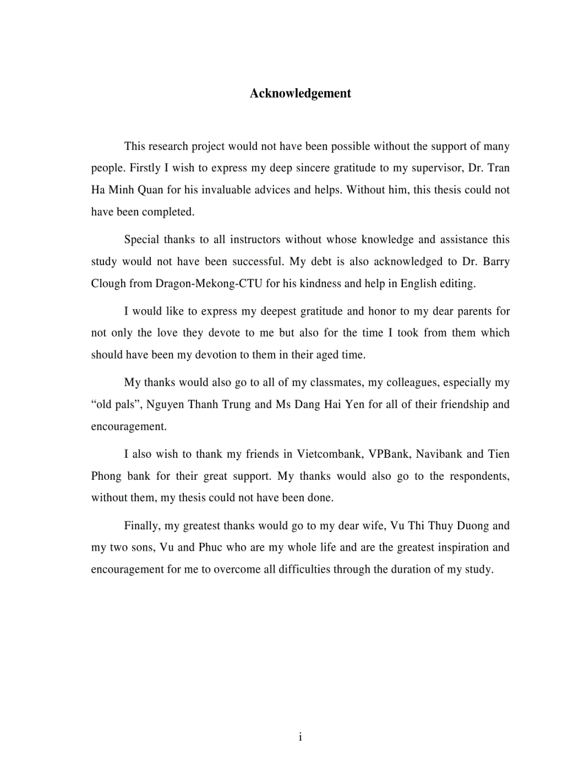 image for page Testing a model of customer based brand equity in the Vietnamese banking servic Viết bằng Tiếng Anh