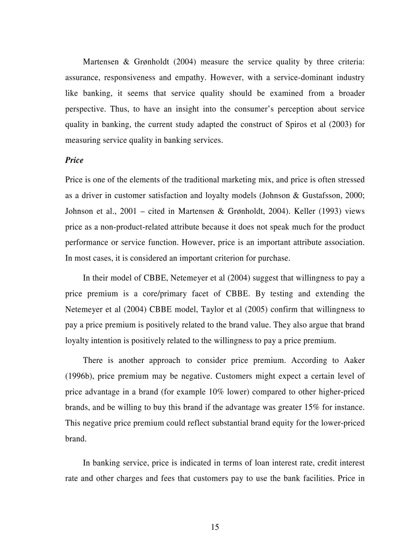image for page Testing a model of customer based brand equity in the Vietnamese banking servic Viết bằng Tiếng Anh