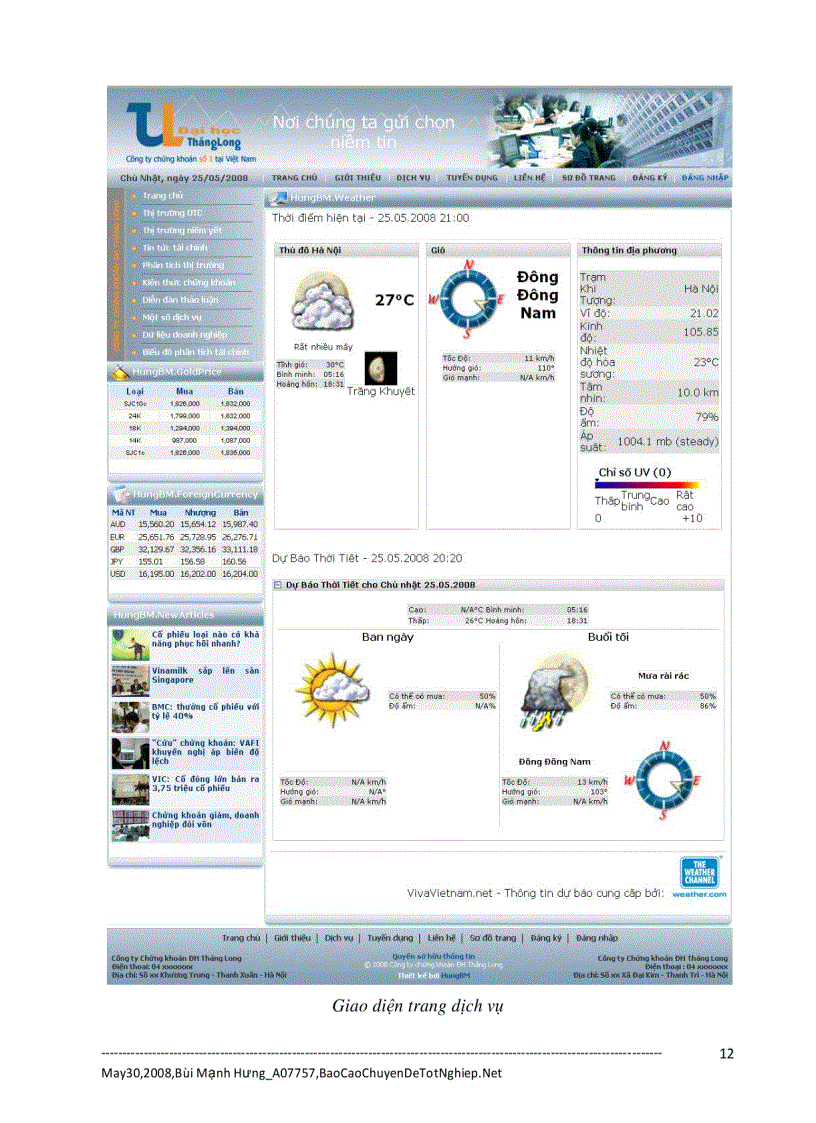 image for page Xây dựng Portal chứng khoán