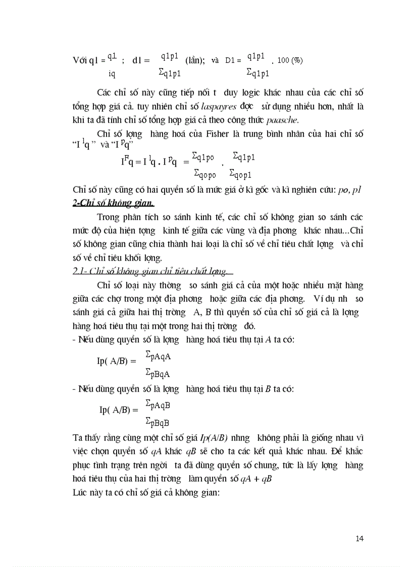 image for page Vận dụng phương pháp chỉ số để phân tích doanh thu của Công ty TNHH Việt Phương