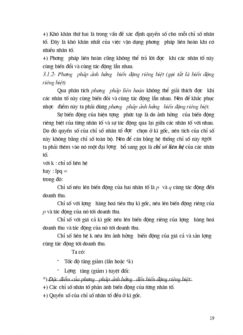 image for page Vận dụng phương pháp chỉ số để phân tích doanh thu của Công ty TNHH Việt Phương