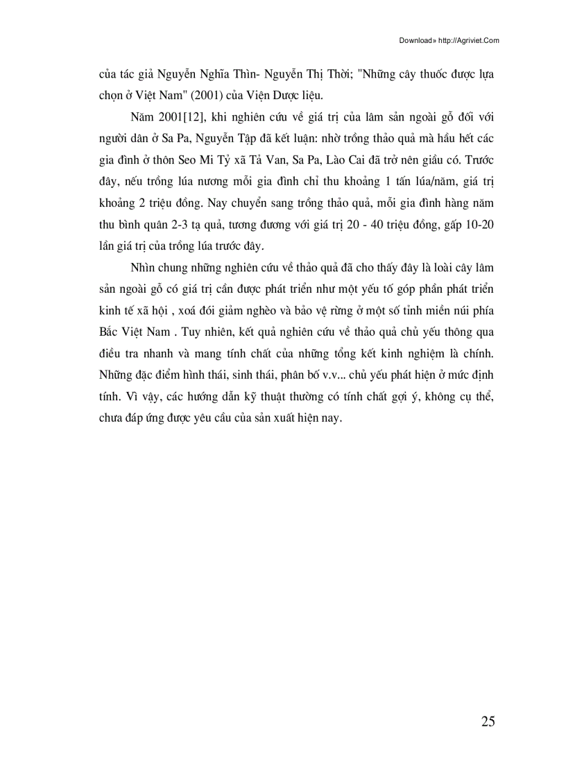 image for page Nghiên cứu ảnh hưởng của một số yếu tố hoàn cảnh đến sinh trưởng của thảo quả Amomum aromaticum Roxb tại Xã San Sả Hồ Huyện Sapa Tỉnh Lào Cai