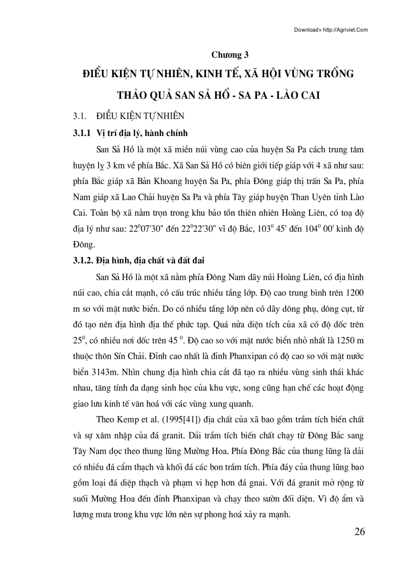 image for page Nghiên cứu ảnh hưởng của một số yếu tố hoàn cảnh đến sinh trưởng của thảo quả Amomum aromaticum Roxb tại Xã San Sả Hồ Huyện Sapa Tỉnh Lào Cai