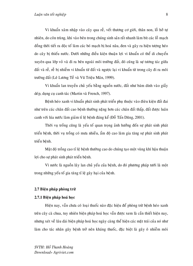 image for page Sử dụng các dòng vi khuẩn phòng trừ vi khuẩn gây bệnh héo xanh trên cà chua