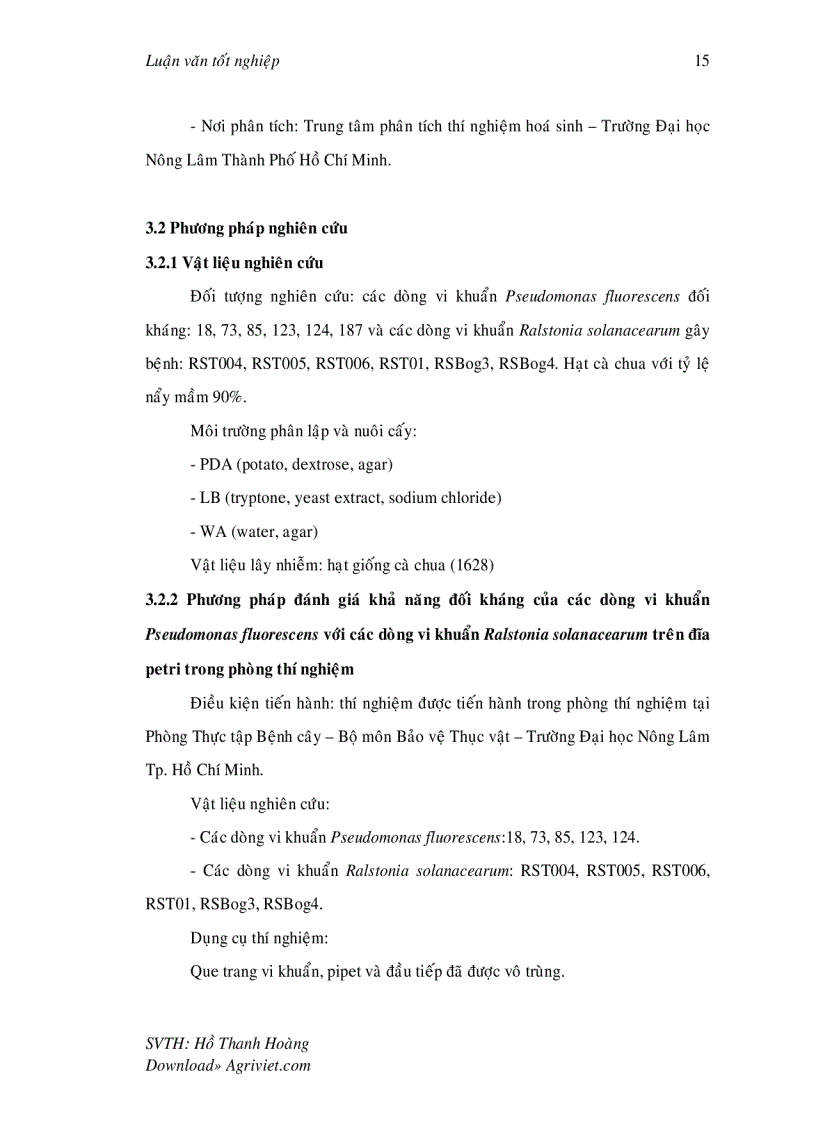 image for page Sử dụng các dòng vi khuẩn phòng trừ vi khuẩn gây bệnh héo xanh trên cà chua