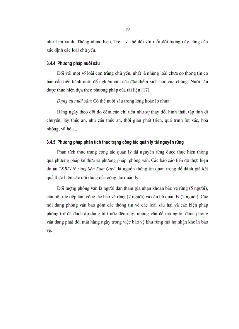 image for page Nghiên cứu các giải pháp quản lý côn trùng trong khu bảo tồn thiên nhiên rừng Sến Tam Quy Hà Trung Thanh Hóa