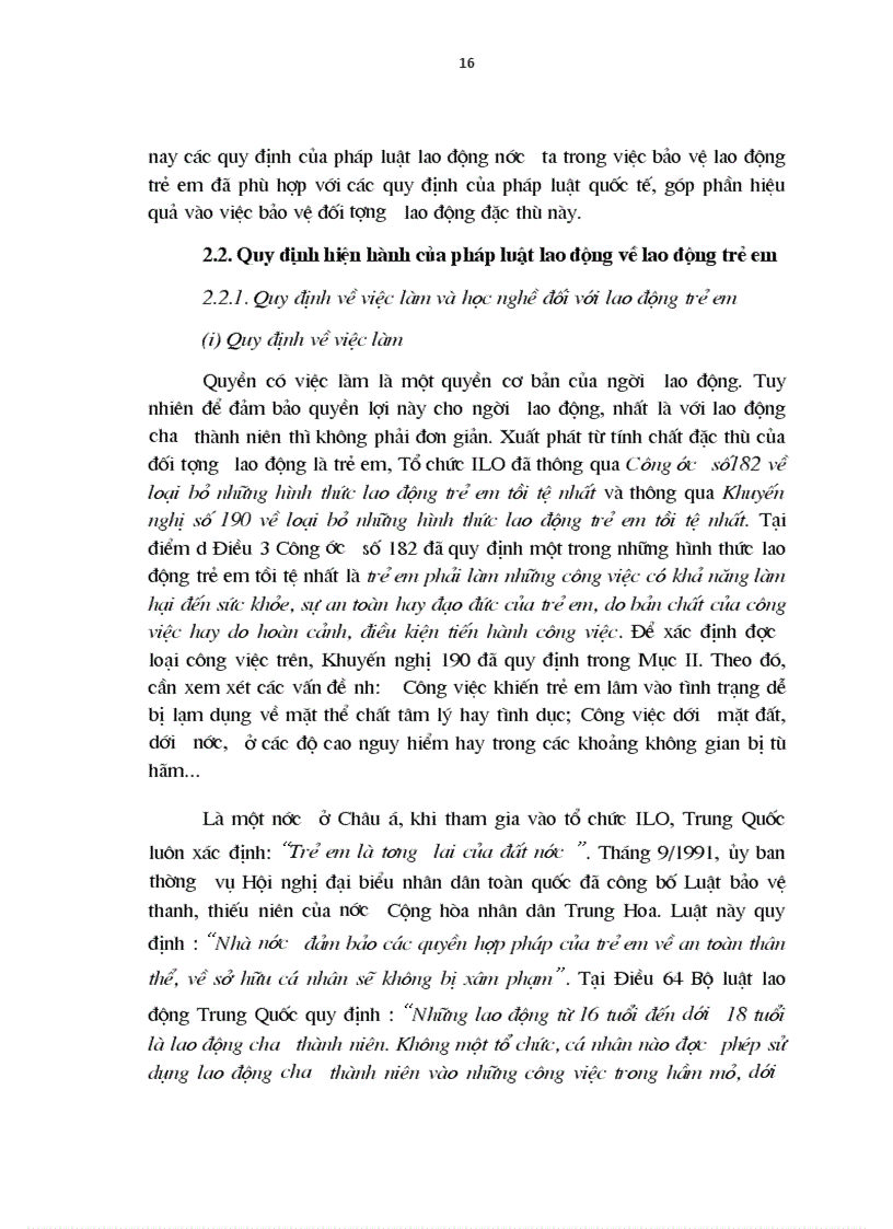 image for page Pháp luật lao động với việc bảo vệ lao động trẻ em