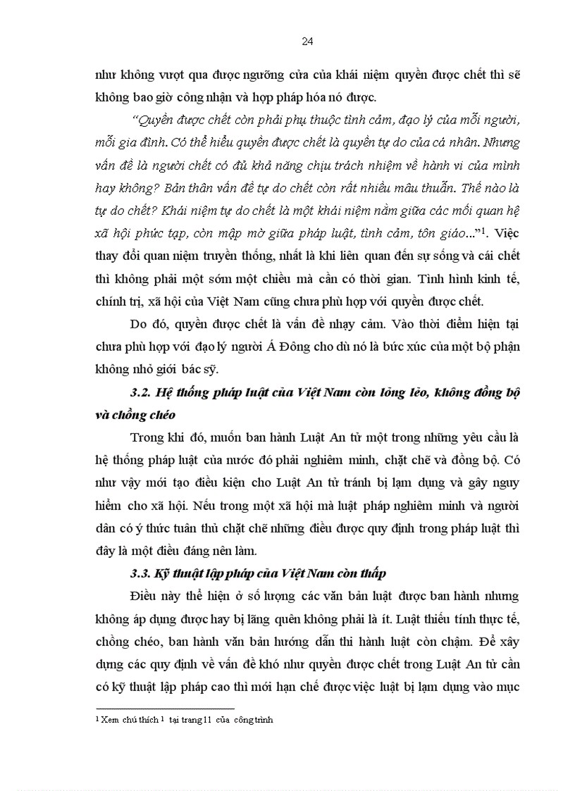 image for page Một số vấn đề về Quyền được chết đối với quá trình xây dựng Luật an tử ở Việt Nam hiện nay