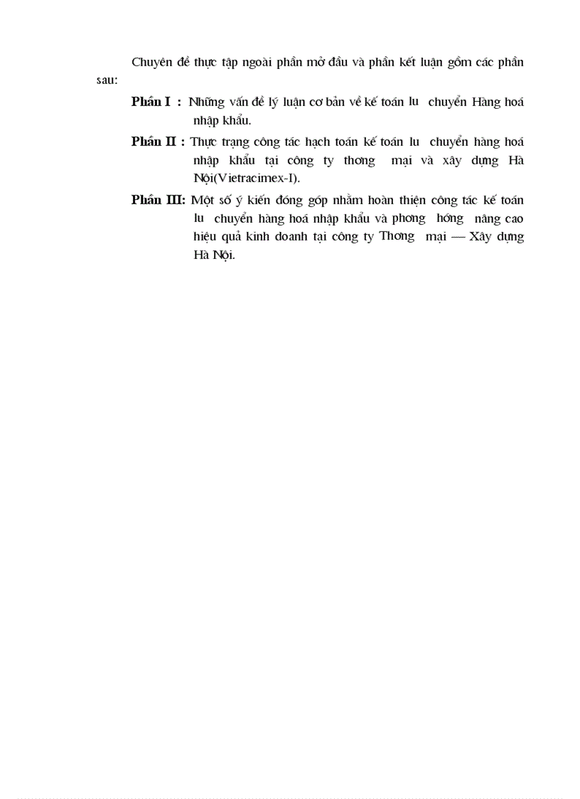 image for page Hoàn thiên công tác kế toán l ưu chuyển hàng hoá nhập khẩu tại công ty th ơng mại và xây dựng Hà Nội Vietracimex I