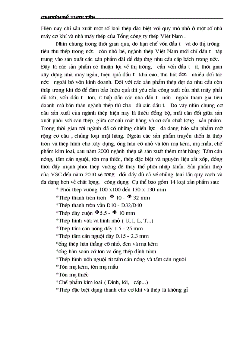 image for page Một số chiến lược Marketing nhằm tăng khả năng cạnh tranh của Tổng công ty Thép Việt Nam