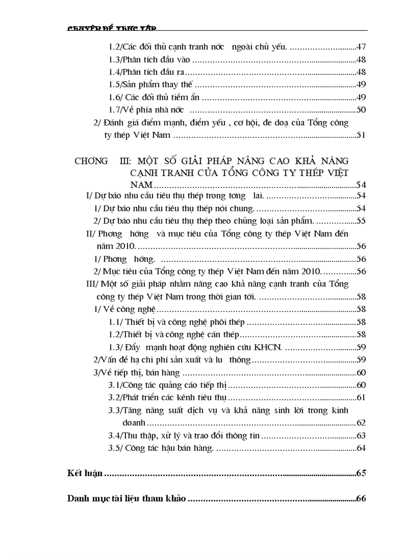 image for page Một số chiến lược Marketing nhằm tăng khả năng cạnh tranh của Tổng công ty Thép Việt Nam