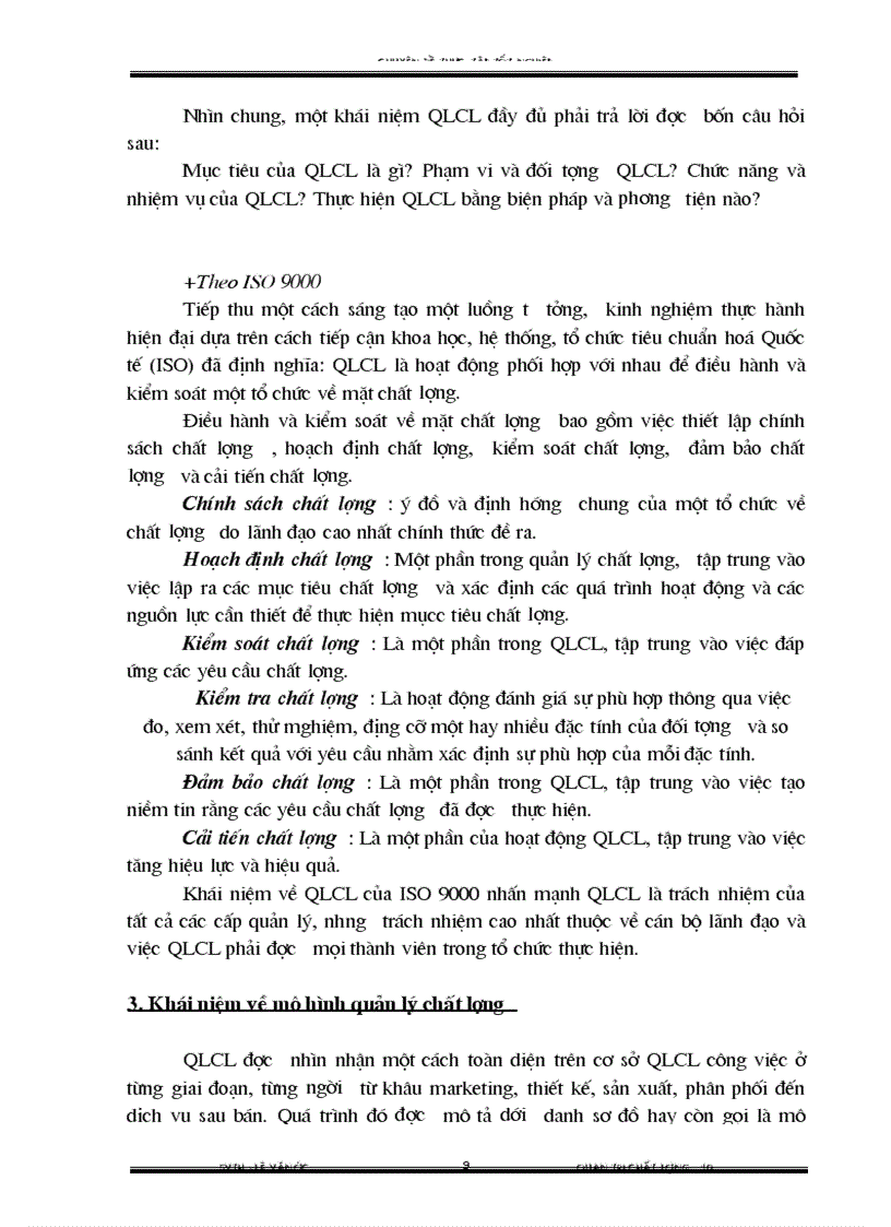 image for page Một số vấn đề của việc chuyển đổi hệ thống quản lý chất l ượng theo tiêu chuẩn ISO 9000 1994 sang phiên bản 2000 tại Công ty điện tử Hà Nội
