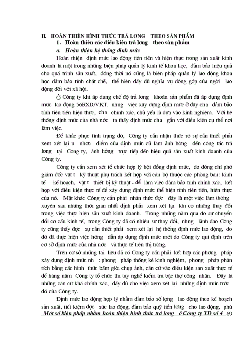 image for page Một số ý kiến nhằm hoàn thiện hình thức trả l ương tại Công ty xây dựng số 4