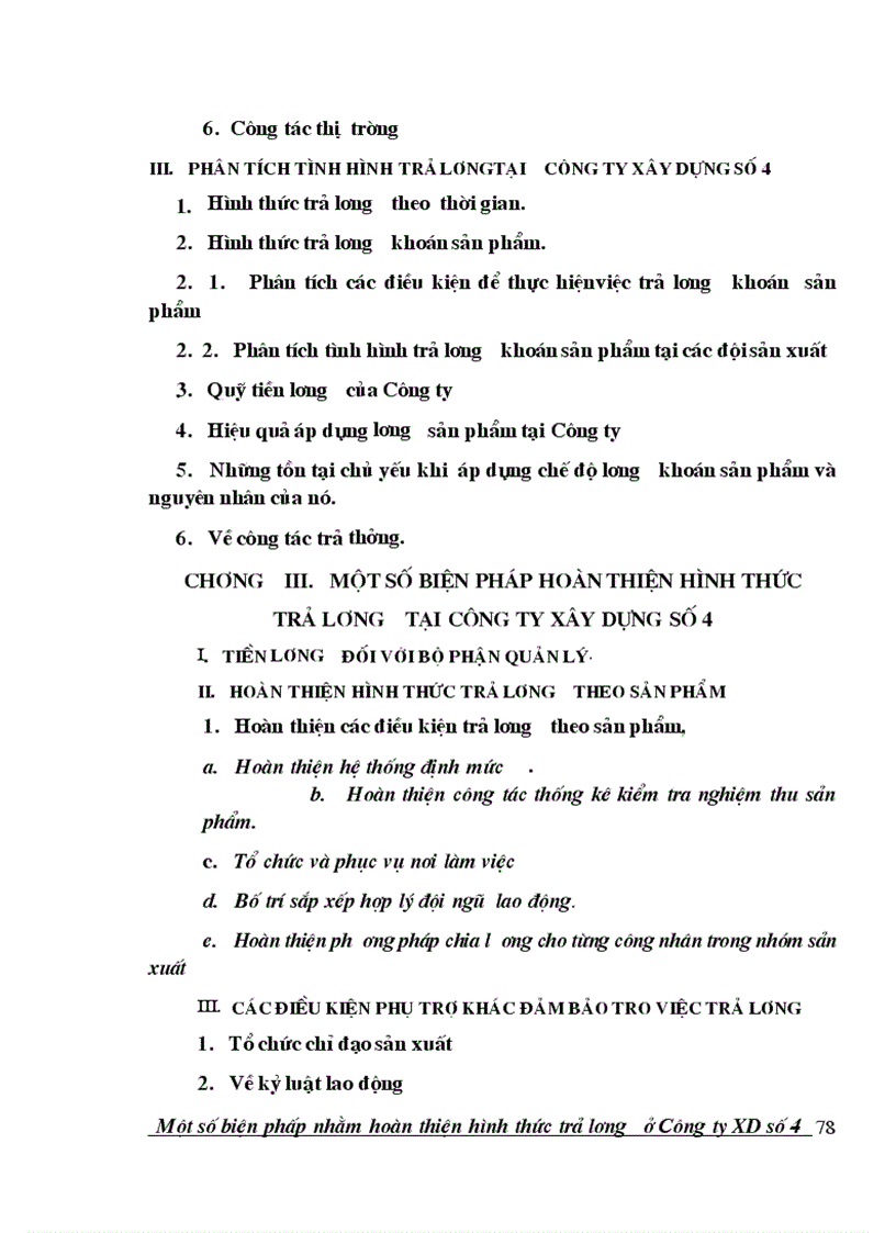 image for page Một số ý kiến nhằm hoàn thiện hình thức trả l ương tại Công ty xây dựng số 4