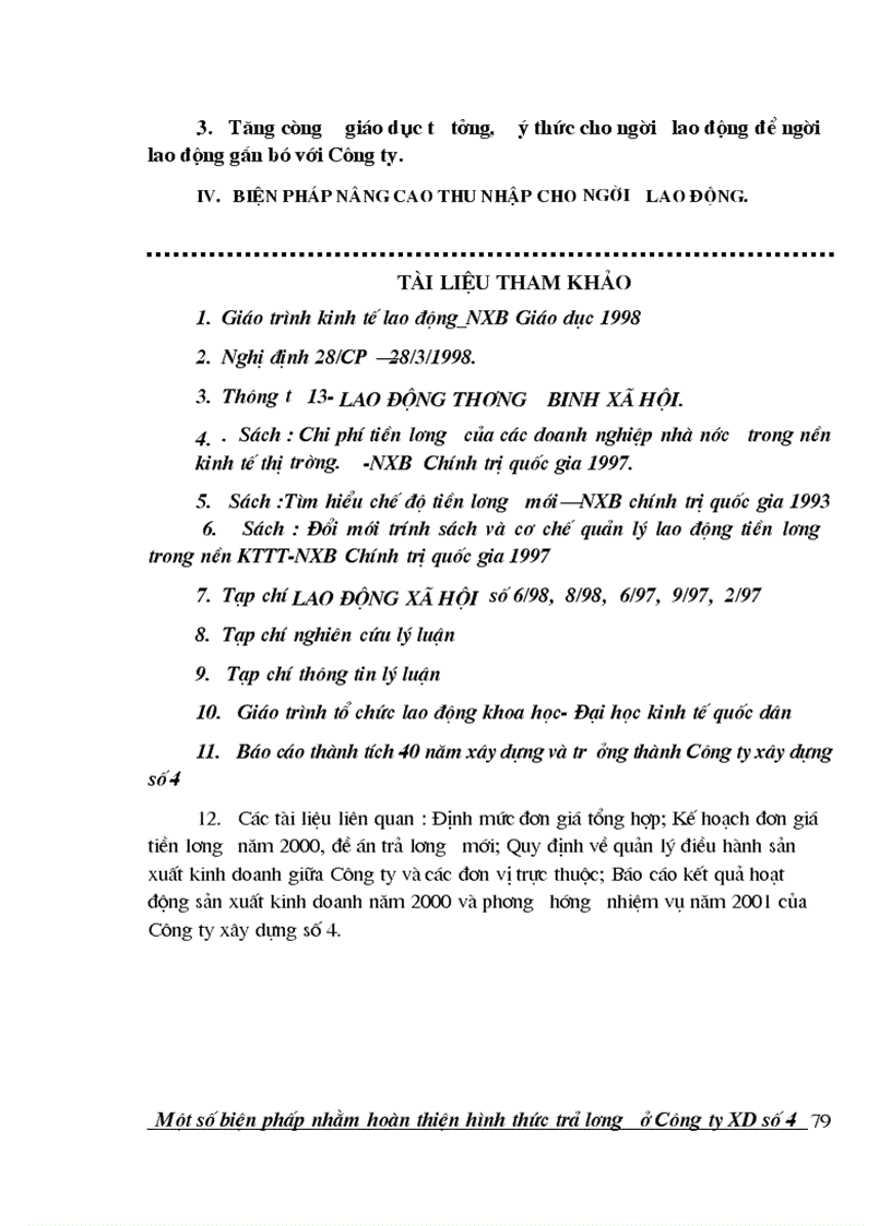 image for page Một số ý kiến nhằm hoàn thiện hình thức trả l ương tại Công ty xây dựng số 4
