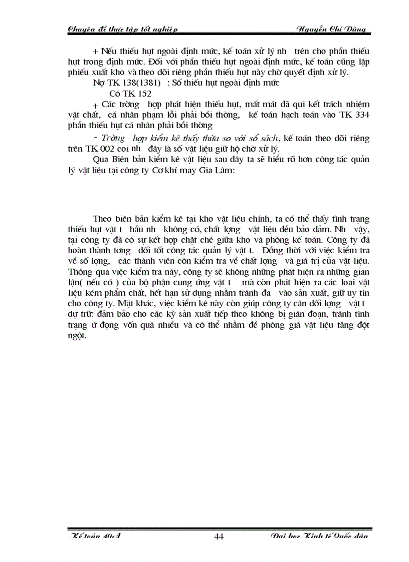 image for page Một số kiến nghị nhằm hoàn thiện công tác kế toán vật liệu tại công ty cơ khí may gia lâm