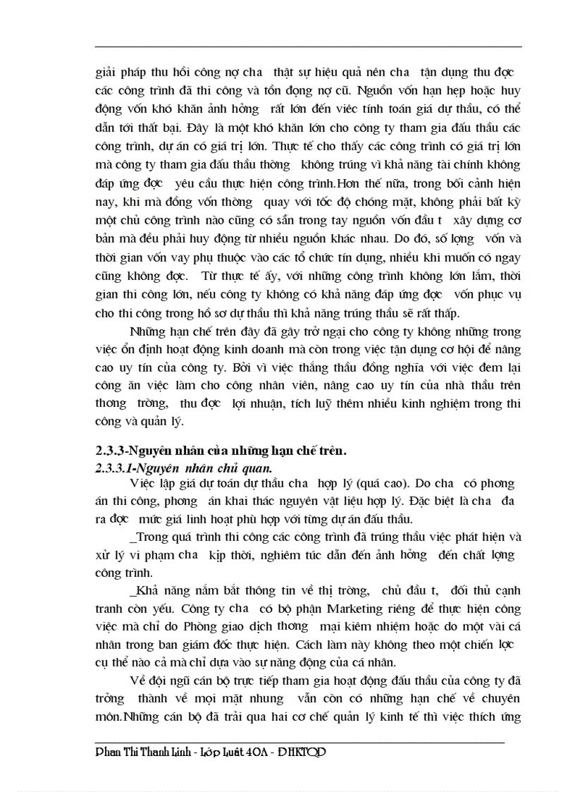 image for page Chế độ pháp lý về đấu thầu xây dựng và thực tiễn áp dụng tại Công ty cơ khí Hà nội