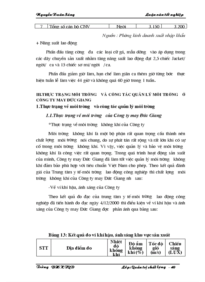 image for page Một số giải pháp xây dựng hệ thống quản lý môi tr ường ISO 14001 ở Công ty May Đức Giang