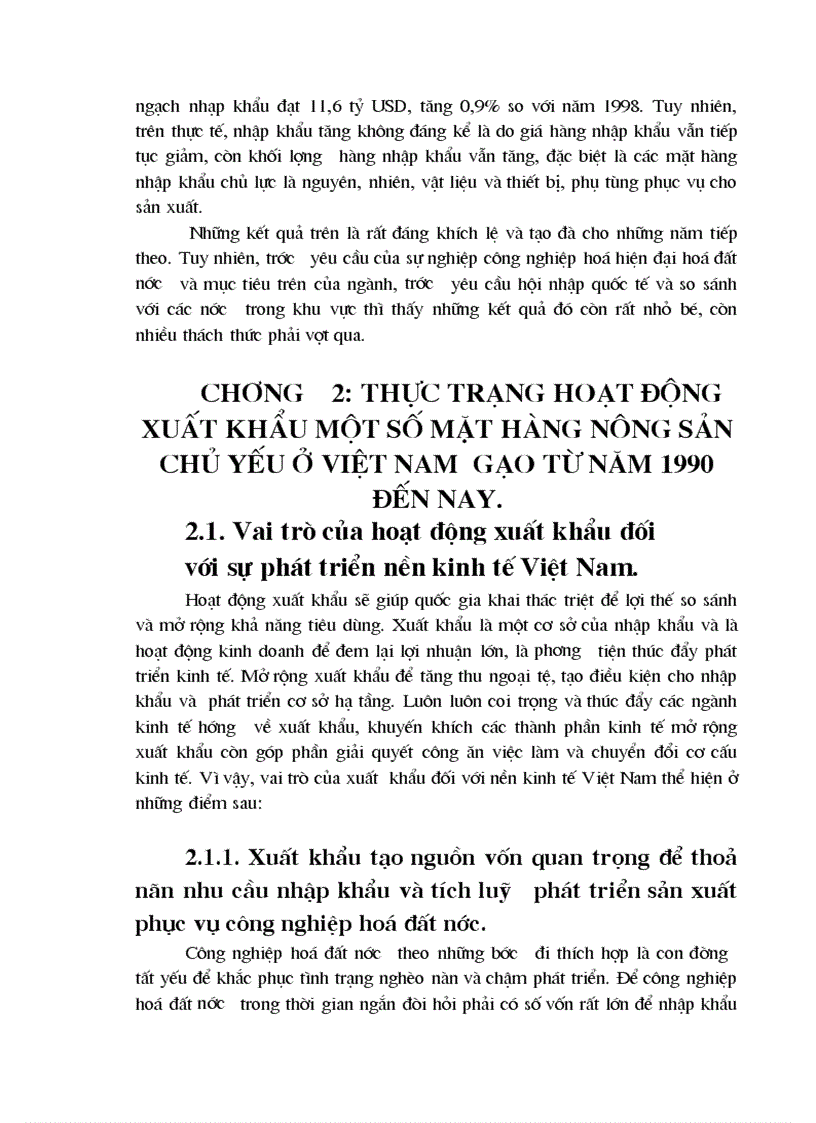 image for page Phân tích hoạt động xuất khẩu một số mặt hàng nông sản chủ yếu ở Việt Nam Gạo