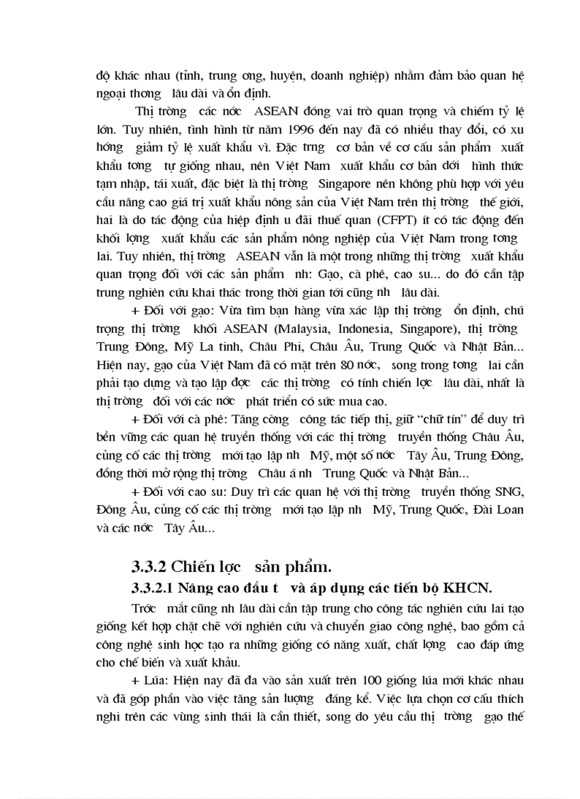 image for page Phân tích hoạt động xuất khẩu một số mặt hàng nông sản chủ yếu ở Việt Nam Gạo