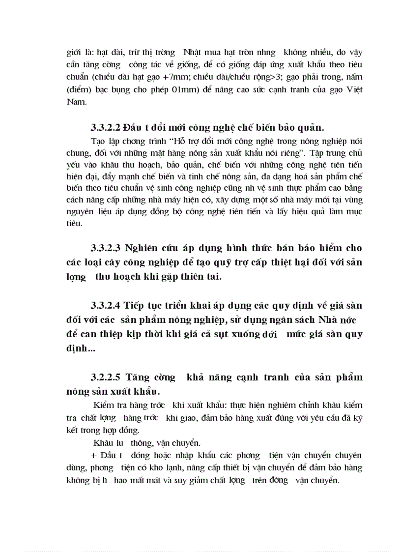 image for page Phân tích hoạt động xuất khẩu một số mặt hàng nông sản chủ yếu ở Việt Nam Gạo