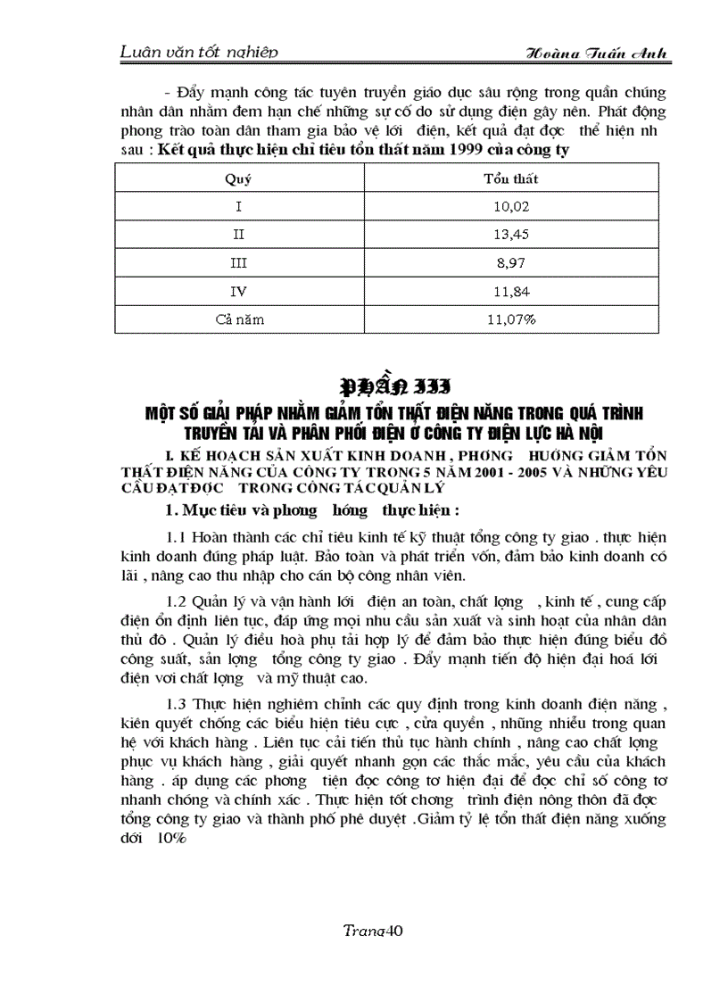 image for page Một số biện pháp chủ yếu nhằm giảm tổn thất điện năng trong quản lý truyền tải và phân phối điện năngcủa công ty điện lực Hà nội