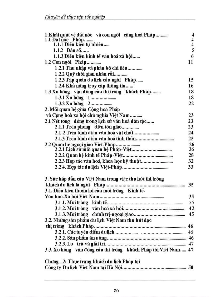 image for page Các giải pháp nhằm duy trì và mở rộng thị tr ường khách du lịch là ng ười Pháp của Công ty du lịch Việt Nam tại Hà Nội