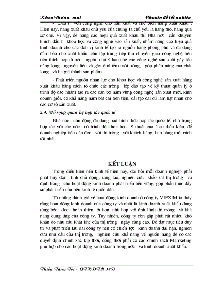 image for page Một số biện pháp thúc đẩy hoạt động xuất khẩu của Công ty phát triển Xuất Nhập khẩu và Đầu tư VIEXIM
