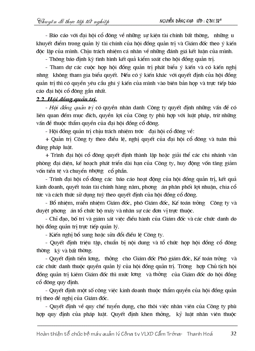 image for page Hoàn thiện tổ chức bộ máy quản lý công ty vật liệu xây dựng Cẩm Tr ướng