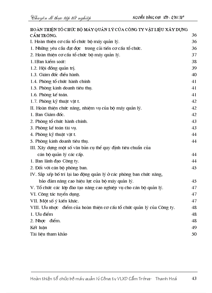 image for page Hoàn thiện tổ chức bộ máy quản lý công ty vật liệu xây dựng Cẩm Tr ướng