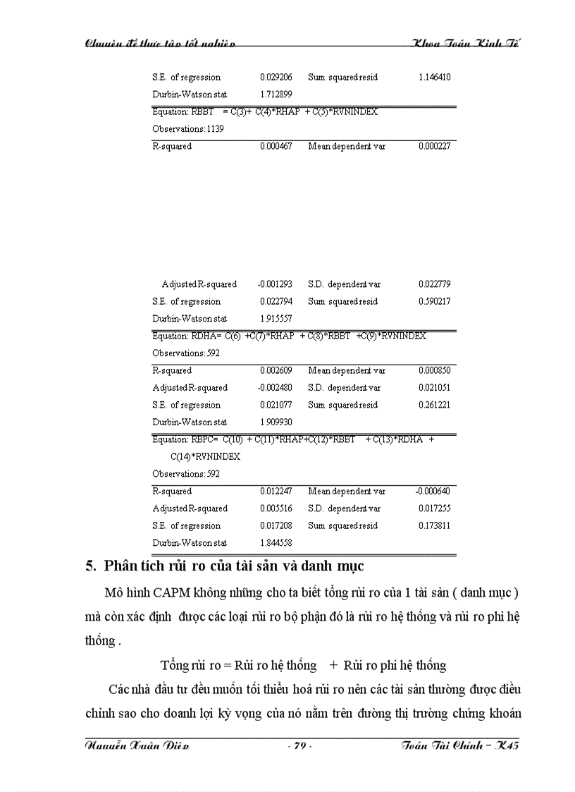 image for page Sử dụng các mô hình Kinh Tế Lượng để phân tích và định giá cổ phiếu trên thị trường Chứng khoán Việt Nam