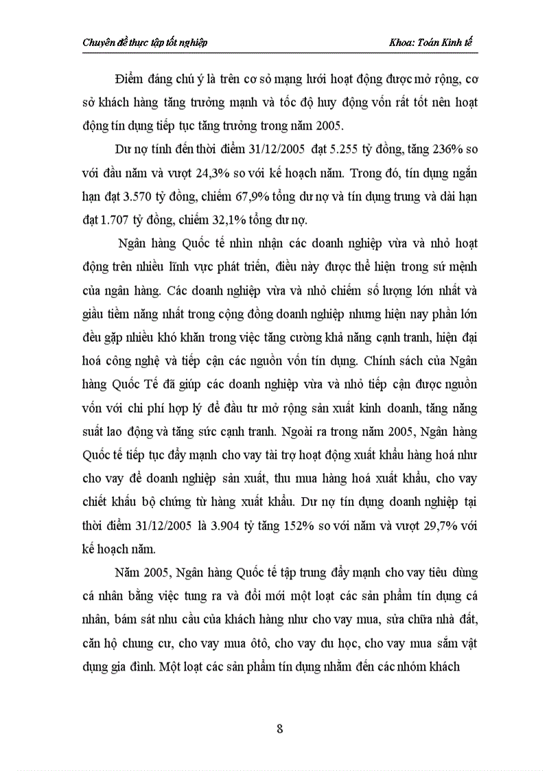 image for page Sử dụng mô hình ARCH GARCH để phân tích và đành giá rủi ro tín dụng tại Ngân hàng Quốc tế VIB