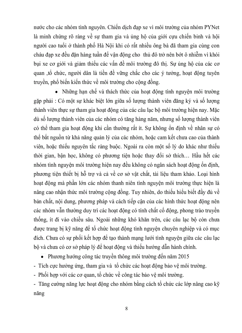 image for page Mạng lưới truyền thông môi trường
