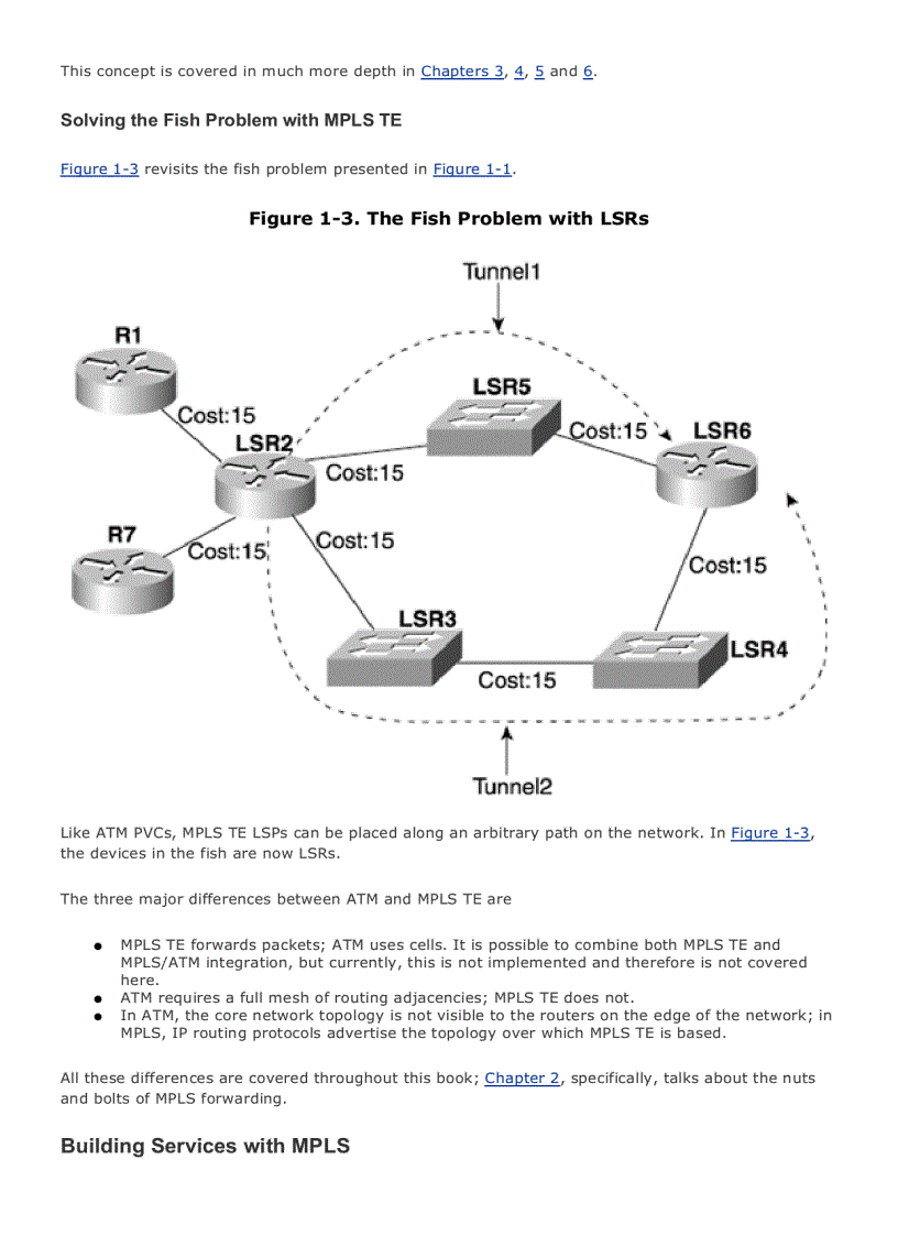 image for page Traffic Engineering with MPLS