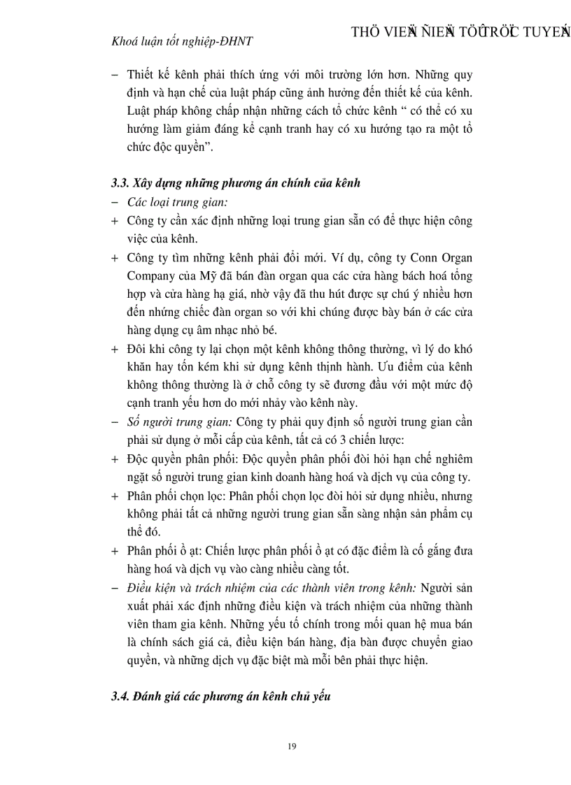 image for page Quản trị hệ thống kênh phân phối tại Công ty rượu Hà Nội