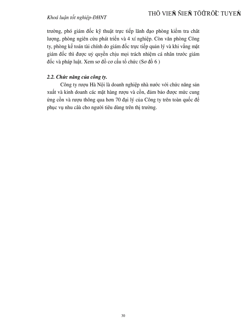 image for page Quản trị hệ thống kênh phân phối tại Công ty rượu Hà Nội