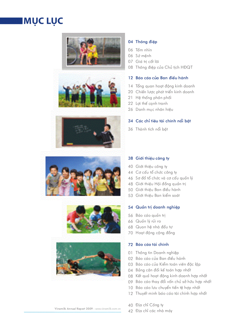 image for page Báo cáo tài chính của công ty Vinamilk năm 2009